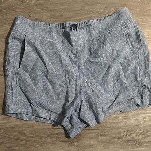 GAP Women's Light Blue High Waist Shorts